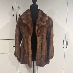 Real mink fur jacket‎ . Size XS